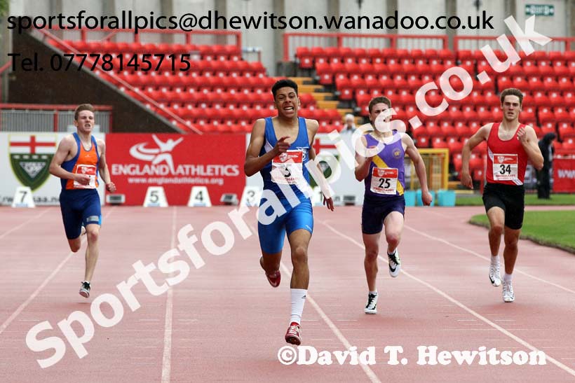 Inter boys 400 metres, English Schools Track and Field. Photo: David T. Hewitson/Sports for All Pics